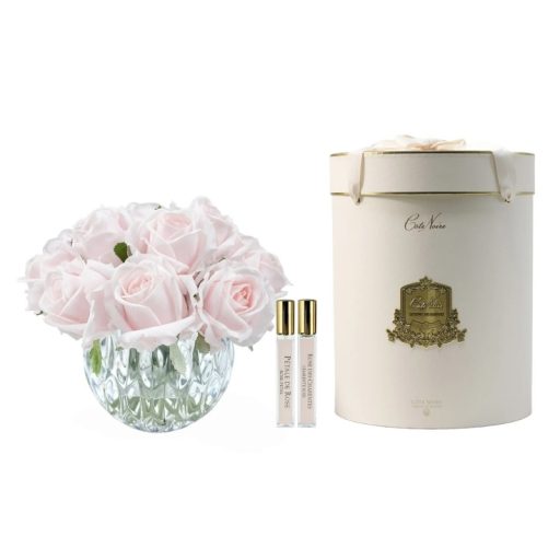 Cote Noire Luxury Round 13 Rose Bud Bouquet - French Pink