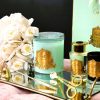 Limited Edition Candle - Jade Blue Vessel 450g Candle In Persian Lime With Crystal Glass Lid - Image 5