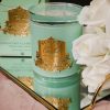 Limited Edition Candle - Jade Blue Vessel 450g Candle In Persian Lime With Crystal Glass Lid - Image 4