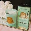 Limited Edition Candle - Jade Blue Vessel 450g Candle In Persian Lime With Crystal Glass Lid - Image 3