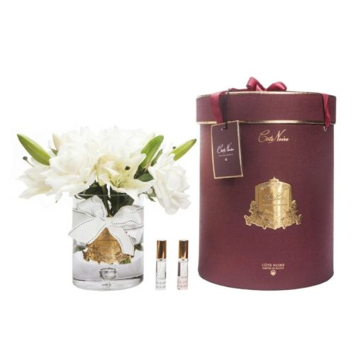 Cote Noire Luxury Lilies & Roses - Champagne - Gold Badge