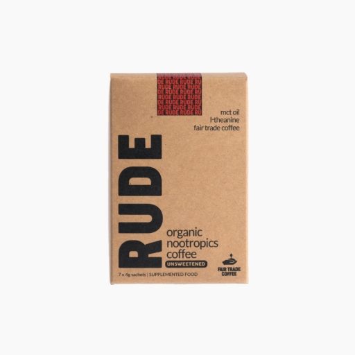 Fair Trade & Organic Nootropic Coffee - 7 Sachets - Unsweet