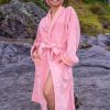 Queens Rose Pink Bathrobe Set