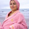 Queens Rose Pink Bathrobe Set - Image 8
